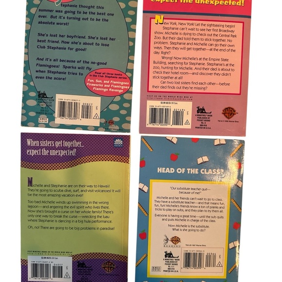 FULL HOUSE Michelle/Stephanie Lot Of 4 Paperbacks TV Series 90's - Picture 2 of 3